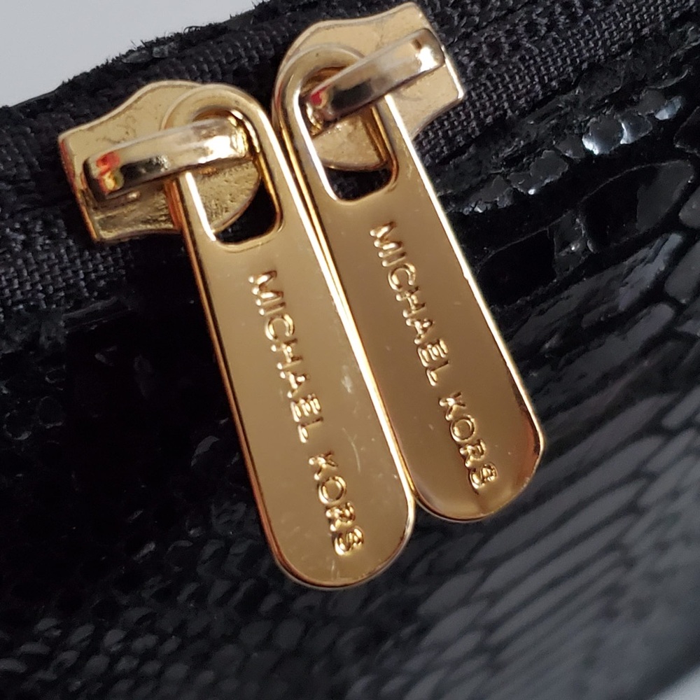 MICHAEL KORS Black Python Style Notebook Cover‎ w… - image 10